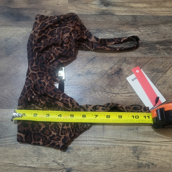 Popilush Women's High Waisted Leopard Print Shapewear 2 Piece Bikini Set XS - Picture 12 of 14